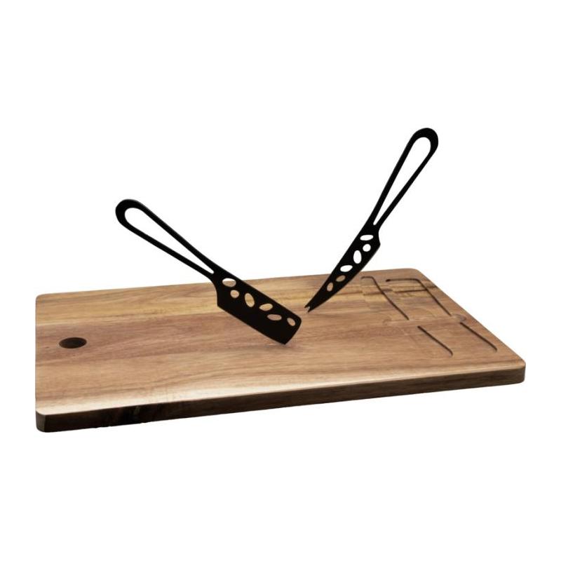 Ensemble de planche à fromage et couteaux K06 SCX.design®