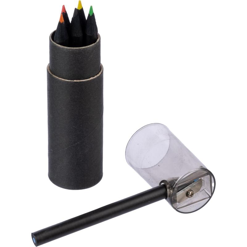 Set of coloured pencils made from recycled cardboard Beate