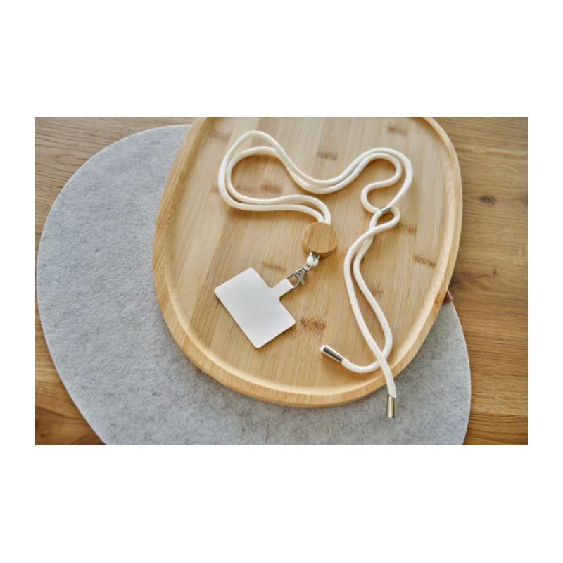 Mobile phone strap with cotton cord Lucia