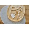 Mobile phone strap with cotton cord Lucia