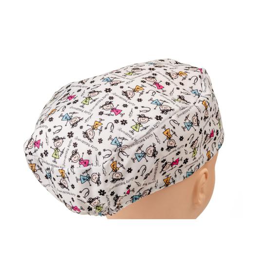 Surgical cap in polyester...