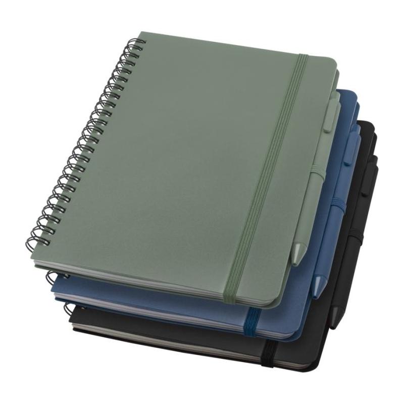 Hardcover notepad A5 with ballpoint Thalaasa