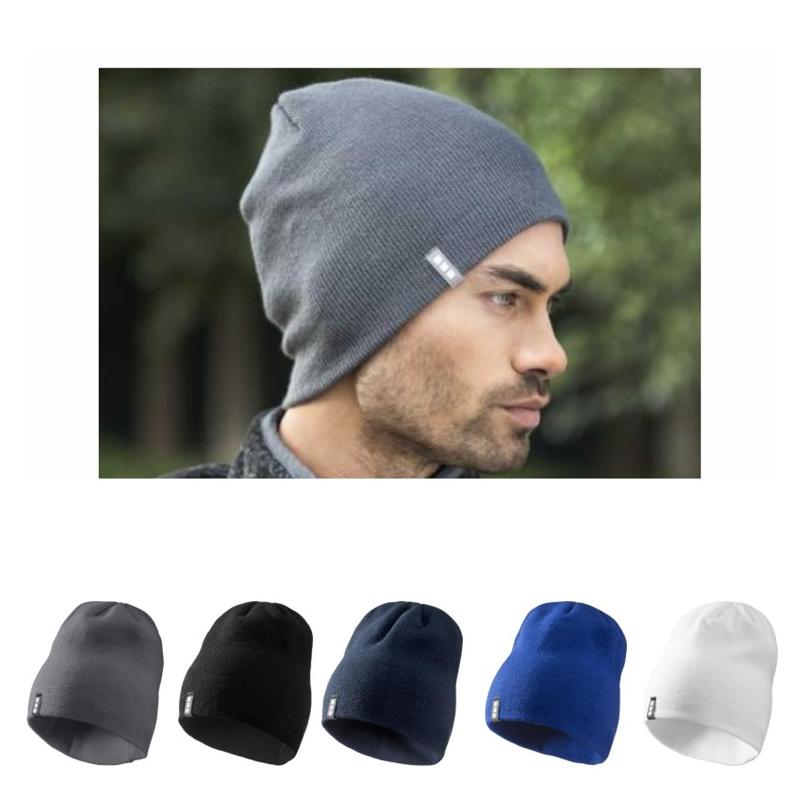 Bonnet en acrylique avec étiquette contrastée Level Elevate Life®