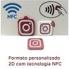 Objet 2D personnalisé avec technologie NFC (Production)