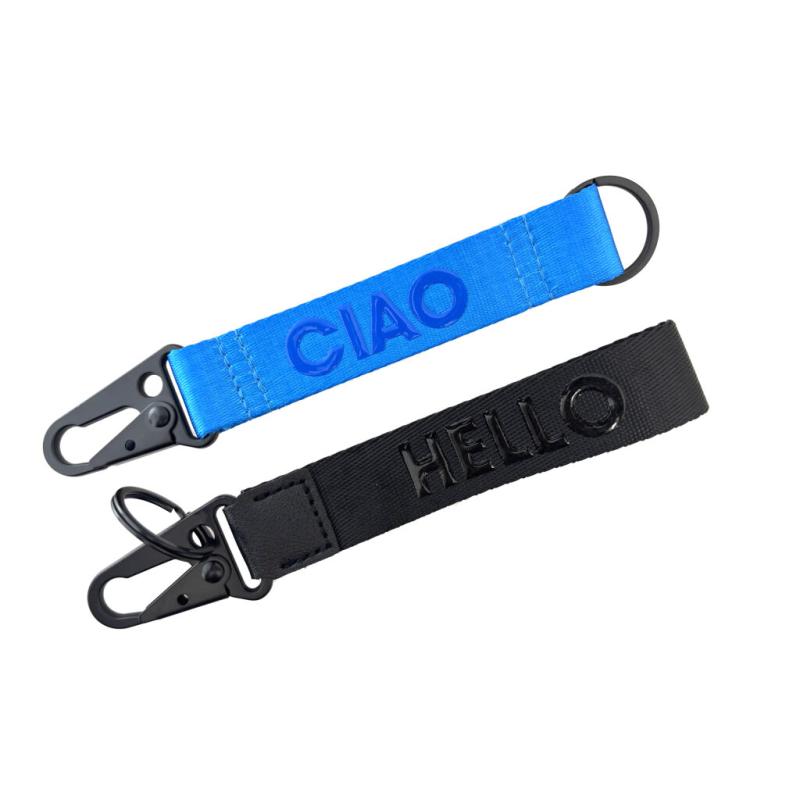 Keyring with engraving in silicone (Production)