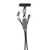 Lanyard reciclada com suporte de telefone Terra