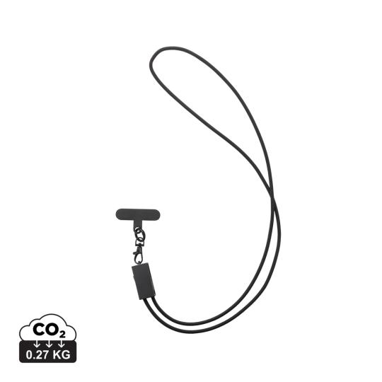 Recycled lanyard with phone...