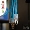 Lanière tubulaire avec impression Jacquard et caoutchouc recyclé (Production)
