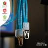 Lanyard Tubular com gravação Jacquard e rubber Reciclado (Produção)