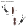 Lanyard Nautique avec étiquette en cuir (Production)