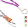 Lanyard Nautique avec étiquette en cuir (Production)