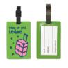Injected rubber luggage tag
