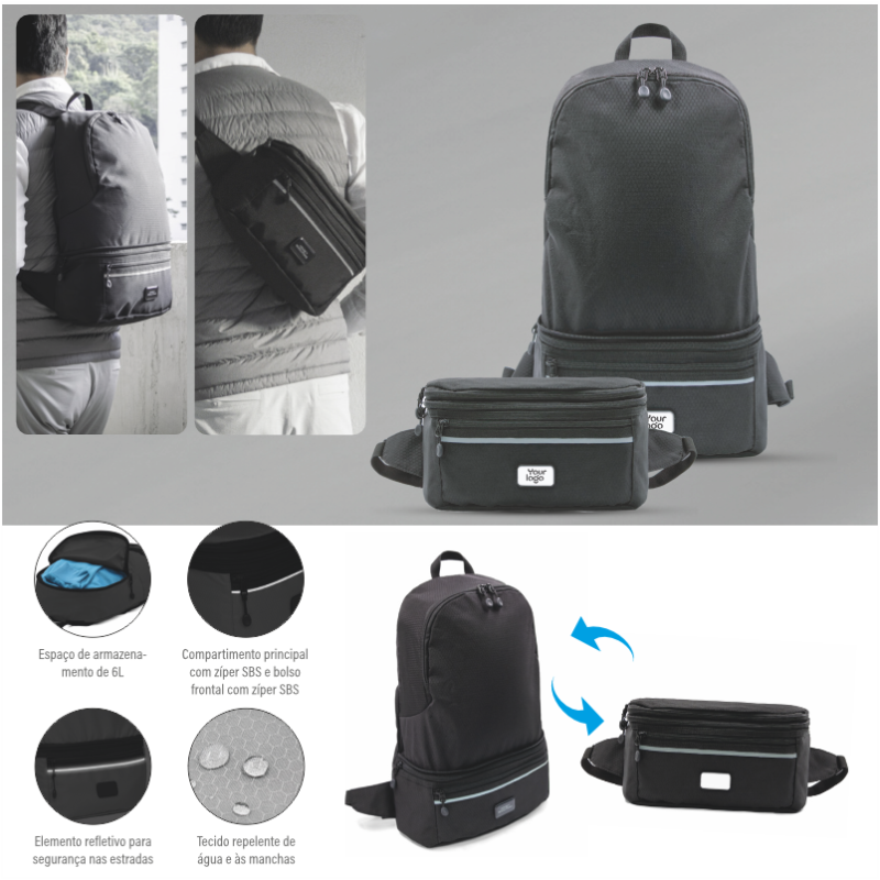 Saco convertible Combo BrandCharger®