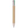 Stylo-bille à quatre couleurs en carton recyclé Deborah