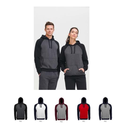 Sudadera Bicolor Unisex...
