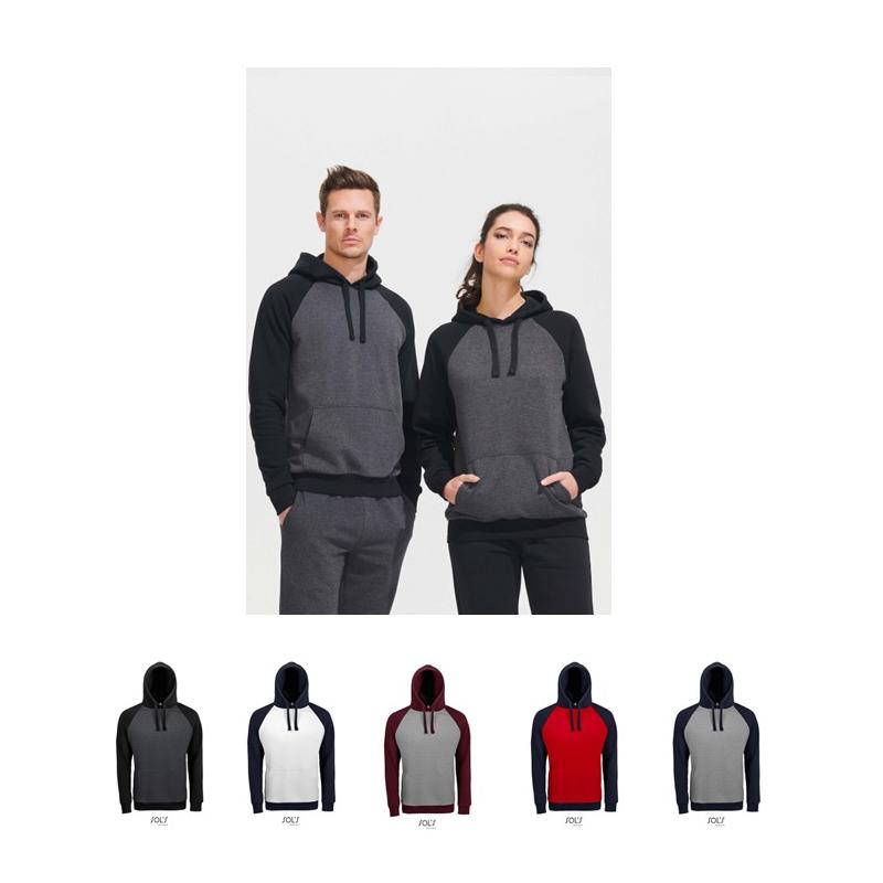 Sudadera Bicolor Unisex Seattle Sols®