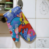 Gant de cuisine en polyester (Production)