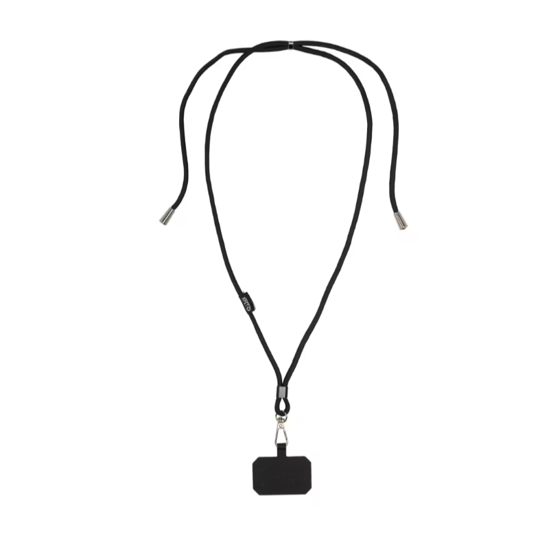 Lanyard RPET com suporte para telemóvel