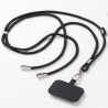 Lanyard RPET com suporte para telemóvel