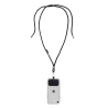 Lanyard RPET com suporte para telemóvel