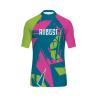 T-shirt à manches courtes unisexe en lycra sublimation surf (Production)