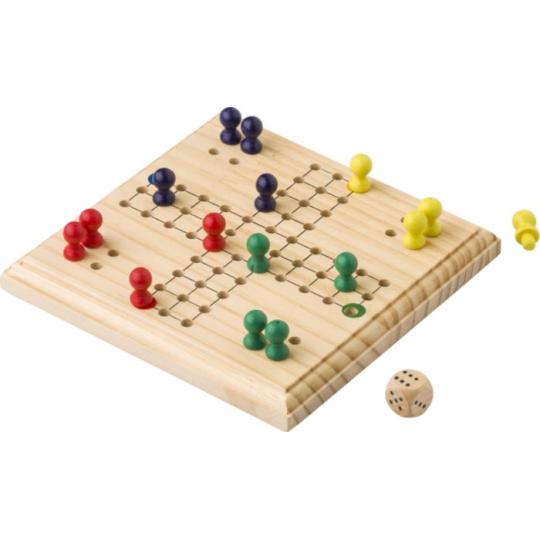 Juego de ludo de madera Yasir