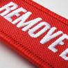 Keyring with embroidered label (Production)