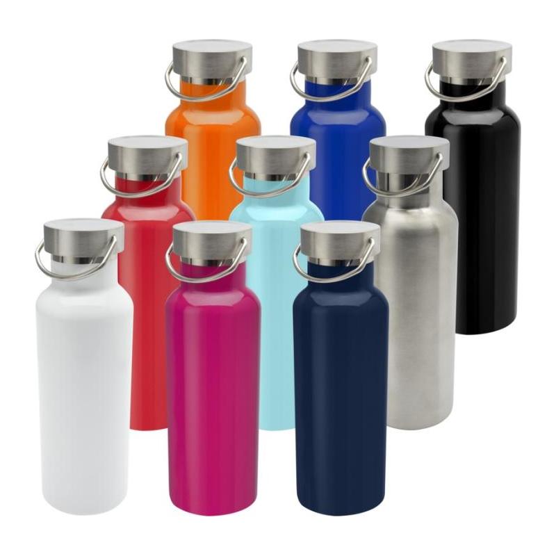 Botella de agua de acero inoxidable reciclado con certificación RCS de 500 ml Thor