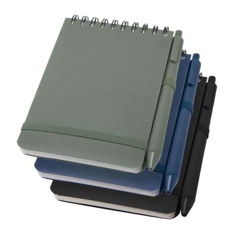 Hardcover notepad A6 with ballpoint pen Thalaasa
