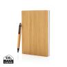Conjunto de cuaderno y bolígrafo A5 Bambú