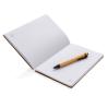 Conjunto de cuaderno y bolígrafo A5 Bambú