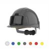 Casque de sécurité EVOLite® avec porte-badge, ventilé, fermeture à crémaillère JSP®