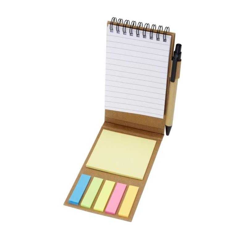 Bloco de notas adesivas com esferográfica Flipper Unbranded®
