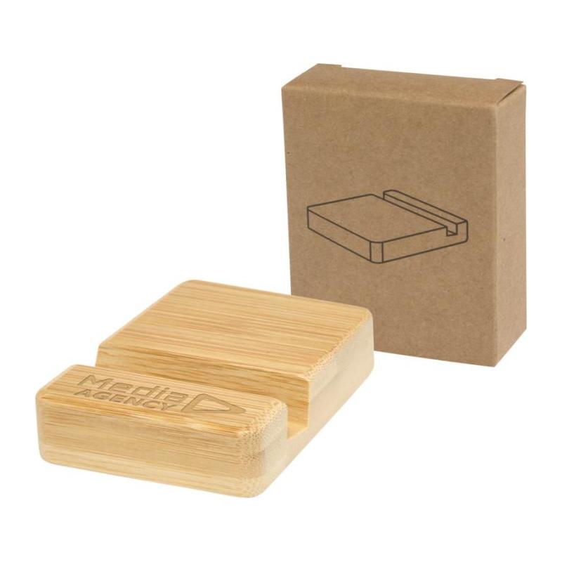 Soporte de móvil de bambú Ebla Unbranded®