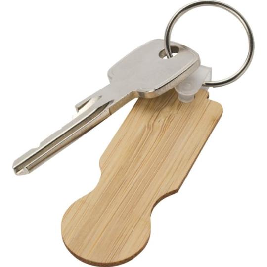 Bamboo trolley keyring...