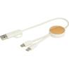 Cable de Sincronización de Datos y de Carga Rápida de 27 W de 30 cm Chechia