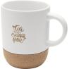 Caneca de cerâmica de 300 ml com detalhes em cortiça e acabamento mate Billie Unbranded®