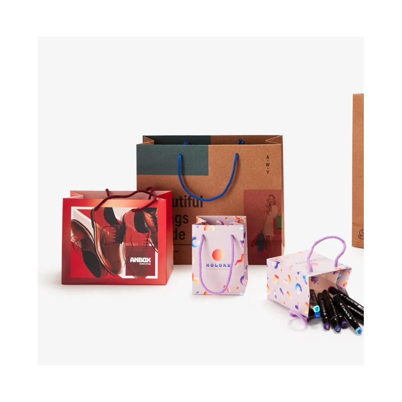 Bolsas de papel con cordón (Producción)
