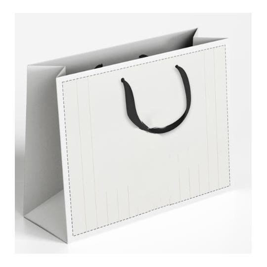 Sacos de papel com fita...