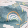 Baby bib in towel fabric (Production)