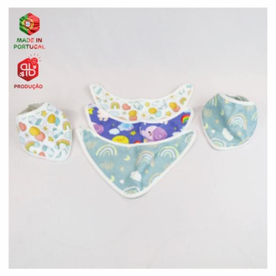 Bavoir de bébé en tissu de...