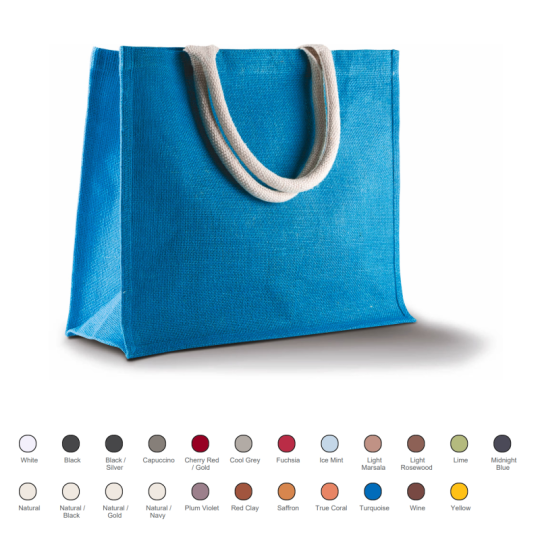 Sac de plage en jute Kimood®