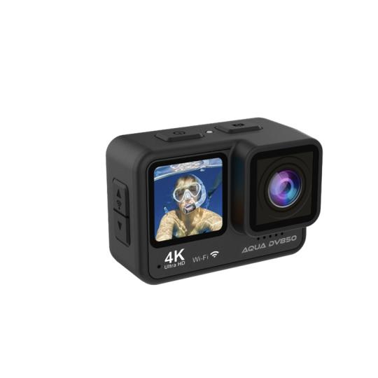Câmara de ação 4K com ecrã...