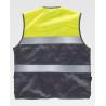 Safari-type vest with reflective tapes