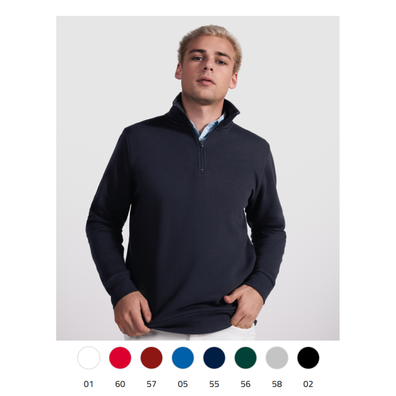 Camisola com fecho de correr parcial Aneto Roly®