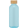 Botella de agua rPET de 650 ml con tapa de bambú Strom