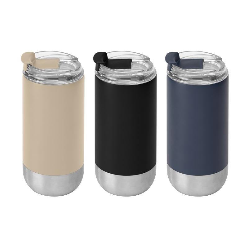 Vaso de acero inoxidable reciclado con doble pared de 475 ml Glacier