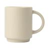 Conjunto de taza de cerámica y tabla de bambú de 325 ml Café Duo