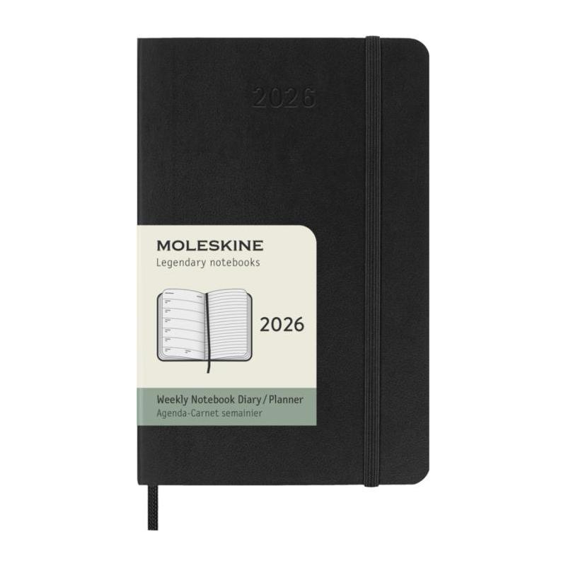 Weekly pocket planner with soft cover for 12 months Moleskine®