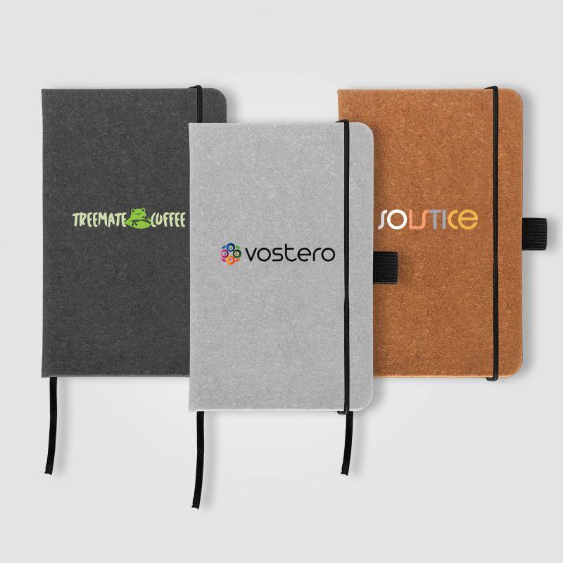 Carnet en cuir PU recyclé 130 x 80 mm Carson